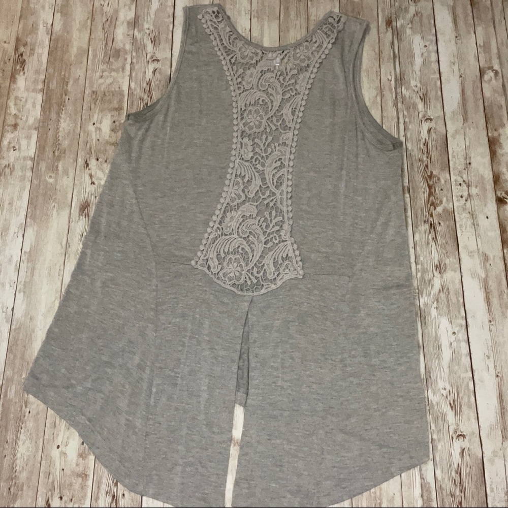 Bar lll Crochet Back Tank Top